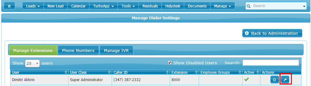 Manage Voicemail Schedules