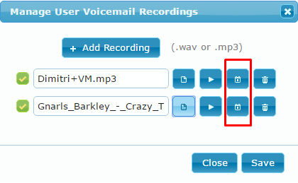 Manage Voicemail Schedules